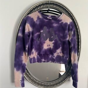 Kappa tie-dyed crop‎ sweatshirt